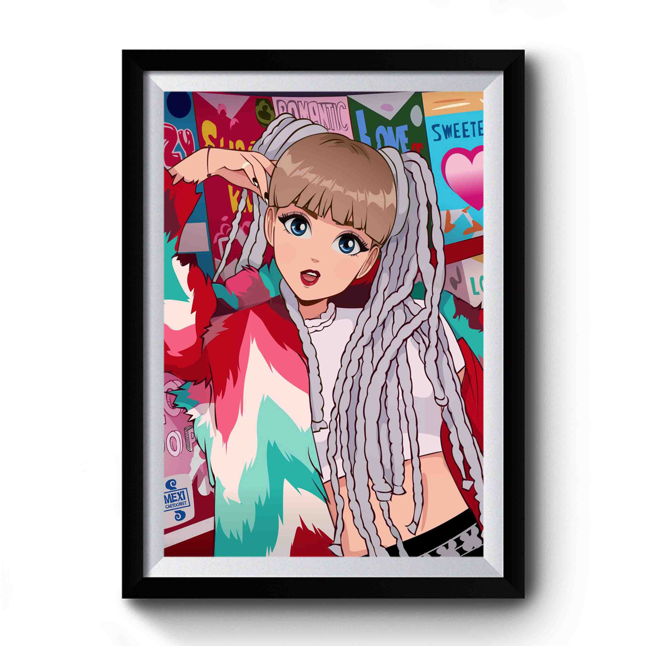 Blackpink Kill This Love Drawing Premium Poster